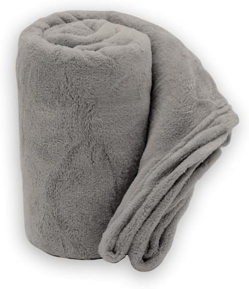 Couverture douce | Plaid | Toucher doux | 130 X 160 cm | Couettes et couettes poudre Naty Shop Beige 150X210