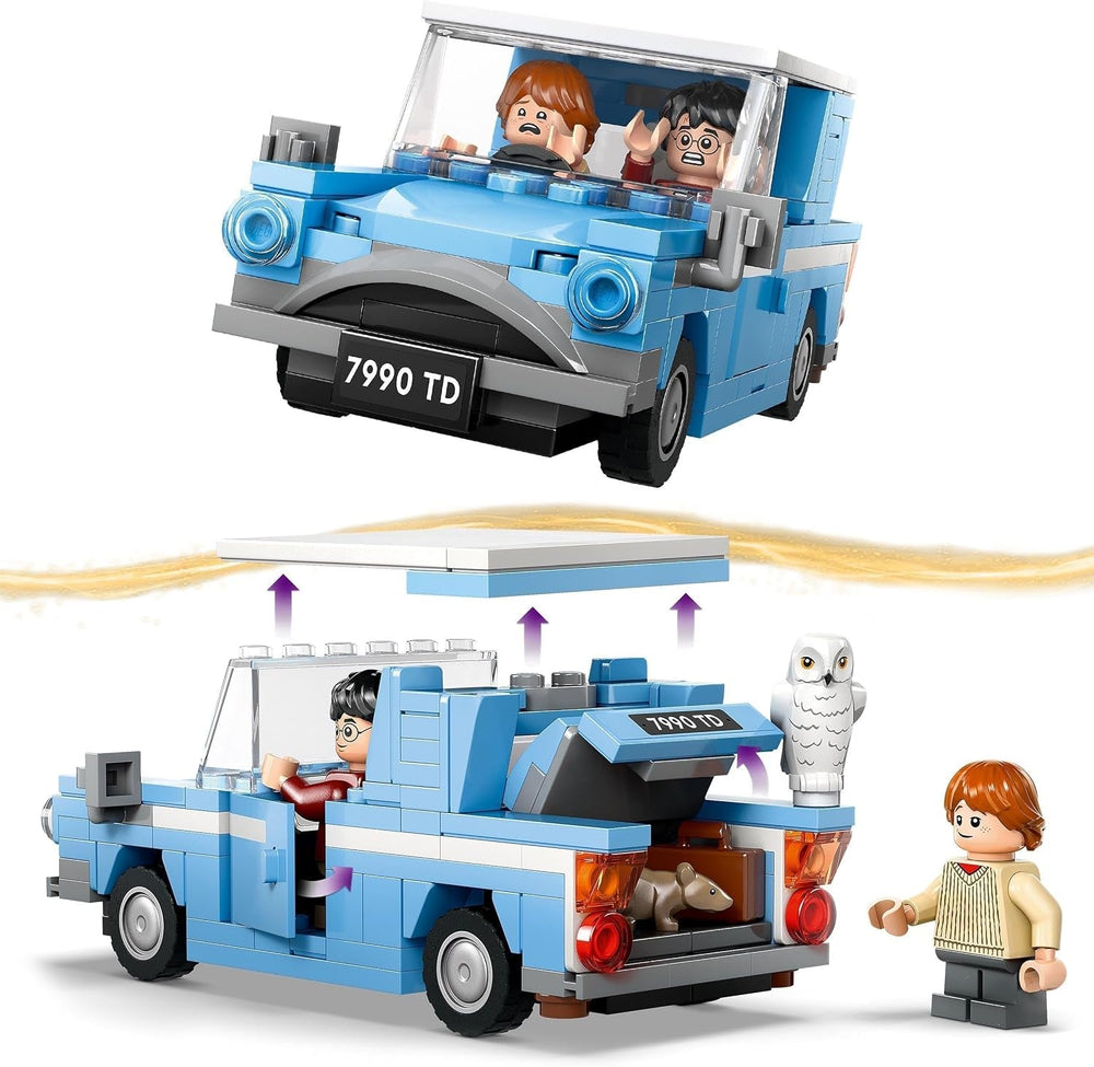 LEGO Harry Potter Flying Ford England jouet de construction voiture pour enfants cadeau pour garçons, filles et tous les fans à partir de 7 ans ensemble avec 2 mini figurines dont Ron Weasley jeu de rôle 76424 ensembles de construction Besuche den LEGO-Store