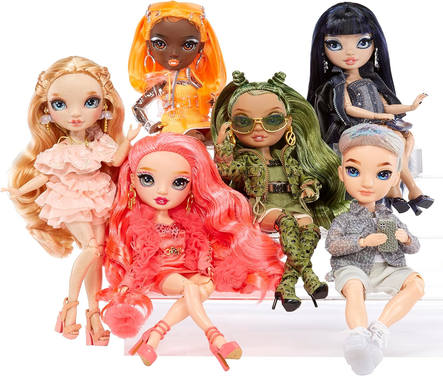 Rainbow High Modepuppe – Aidan Russel - Lila Junge Puppe – Modisches Outfit & 10+ Bunte Spiel-Accessoires - Für Sammler und Kinder von 4-12 Jahren