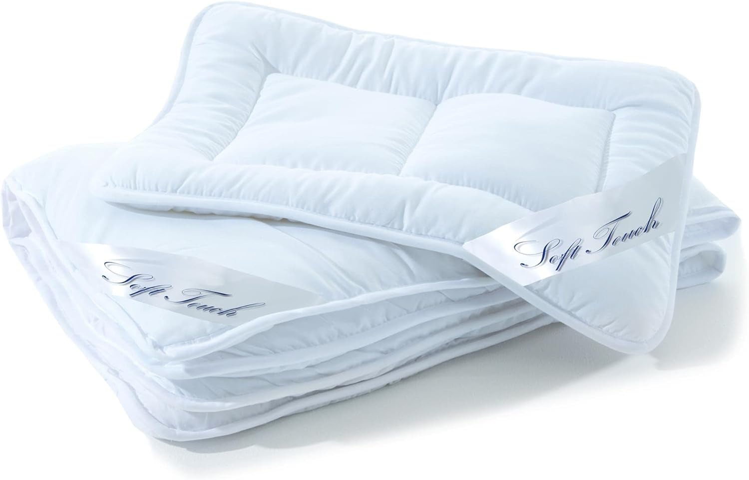 Aqua-Textil Soft Touch Parure enfant Couette 100 X 135 Cm 250G et 350G avec oreiller 40 X 60 Cm 150G Couette 4 saisons Climatisation Oeko-Tex Couettes et couettes Naty Shop