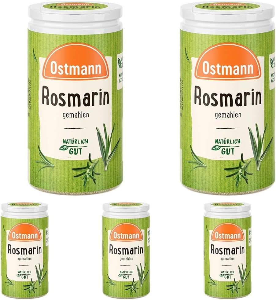 Ostmann - Romarin moulu, 20 grammes Condiments Naty Shop 5 x 20 grammes