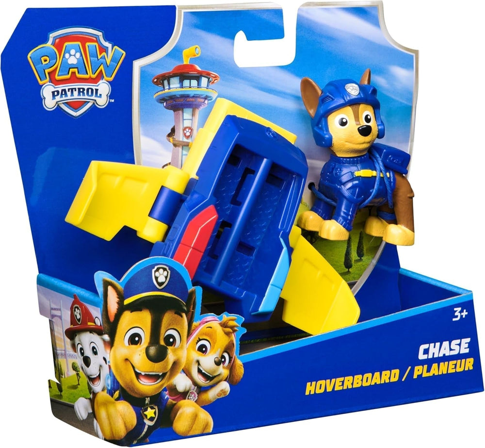 PAW PATROL Chase Action Pup Mini avion de sauvetage avec ailes pliantes, jouet pour enfants de 3 ans, figurines d'action Naty Shop