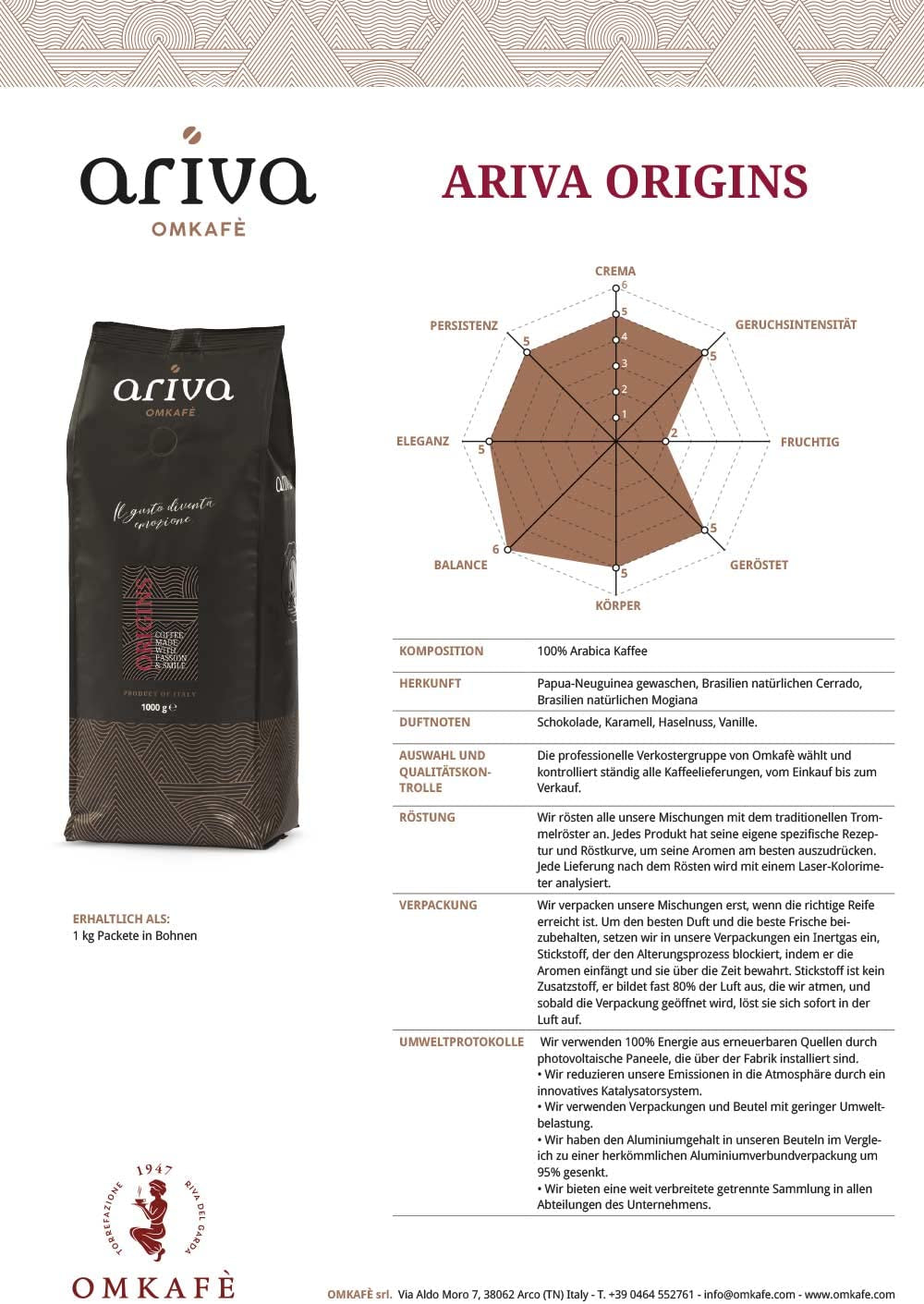 Café Expresso - Terraviva - En Grains 1000g (28.00EUR/1kg)