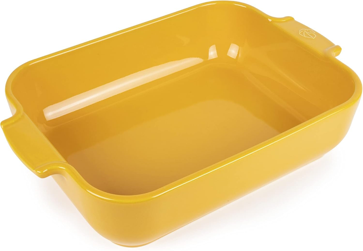 Peugeot Appolia Rechteckige Auflaufform Mit Griffen, Keramik, Schiefer / Grau, 7,2X31X21,7 Cm, Fassungsvermögen: Ca. 2 L, 60060 Matrite si tavi pentru copt Naty Shop Gelbes Safran