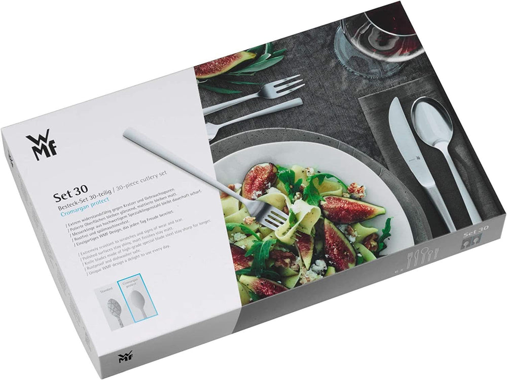 WMF Boston Ménagère 30 pièces en acier inoxydable pour 6 personnes Naty Shop Kitchen