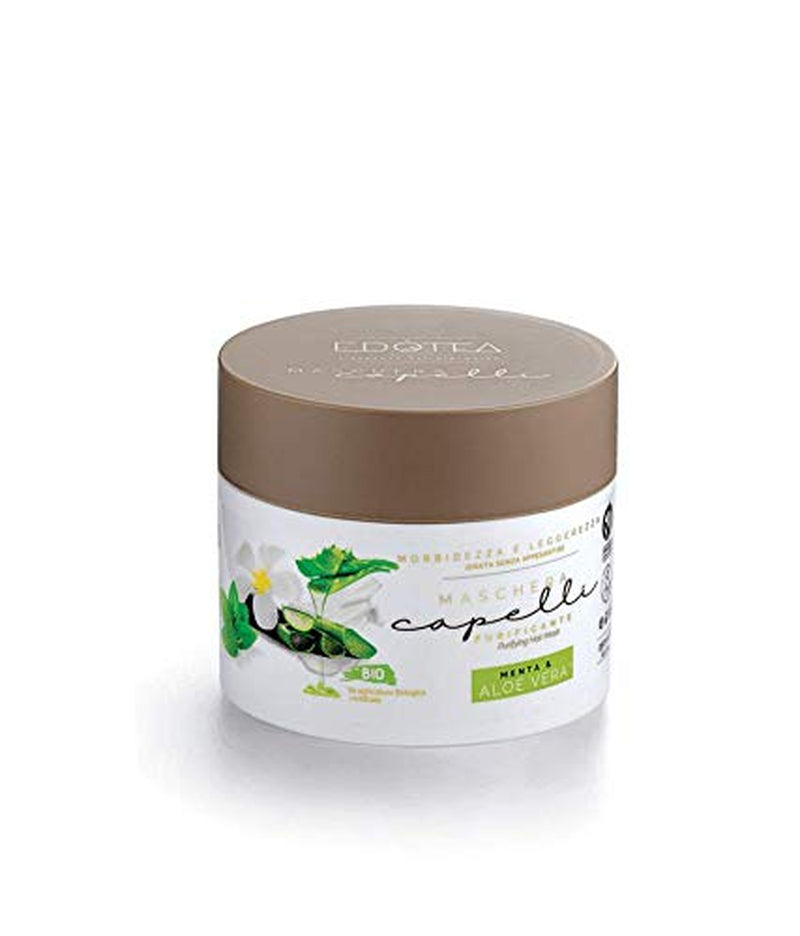 Masque Capillaire Clarifiant Menthe & Aloe Vera Bio 250 ml Naty Shop Hair Mask Default title