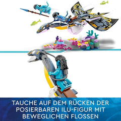 Jouet de construction LEGO Avatar La découverte d'Ilu Water Path avec figurine sous-marine Pandora Collection Set pour les enfants et les fans de cinéma à partir de 8 ans 75575 Jeux de construction Besuche den LEGO-Store
