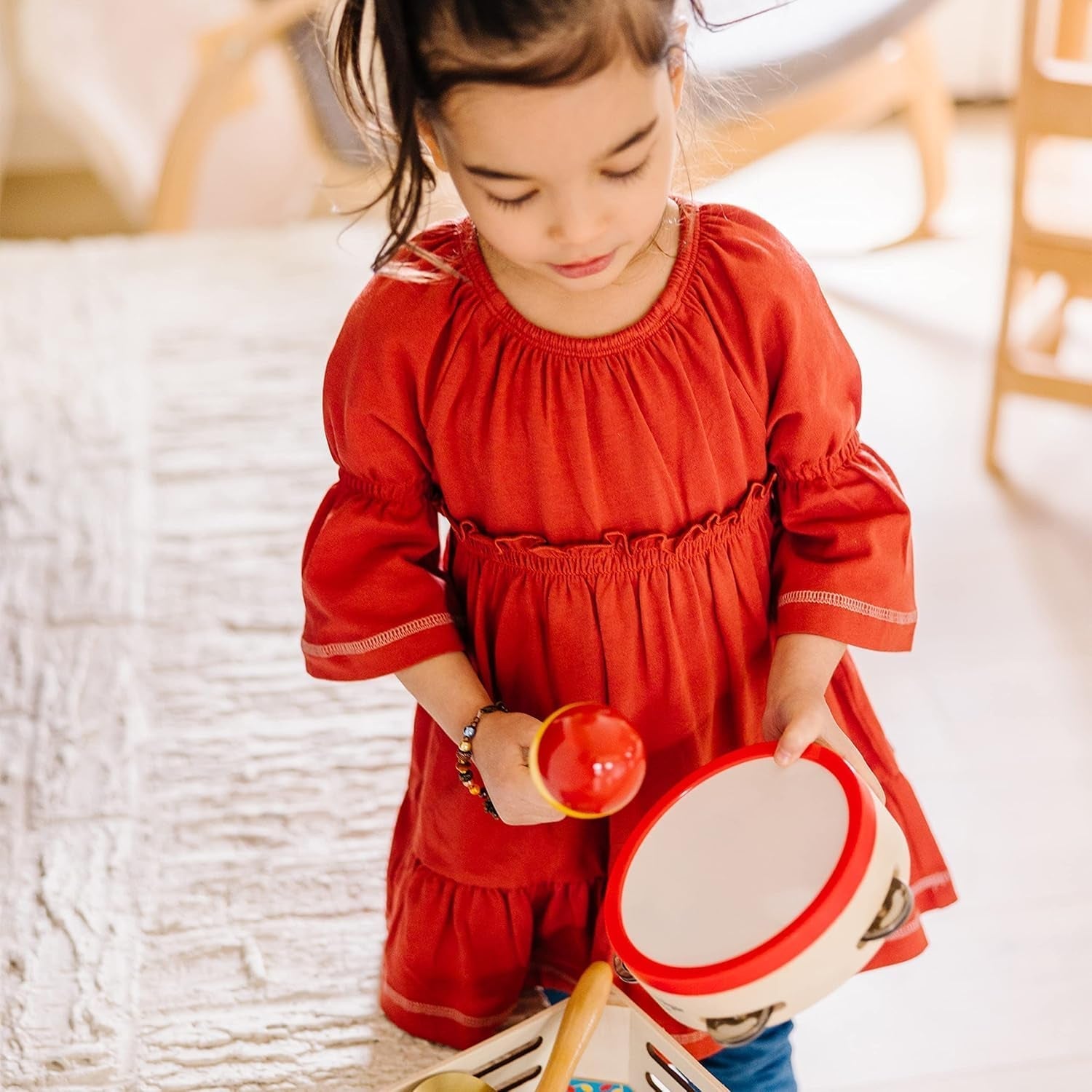 Melissa & Doug Un groupe dans une boîte | Jouets éducatifs | Jouets musicaux pour enfants | 3+ | Cadeau pour garçons ou filles Naty Shop Baby Toys