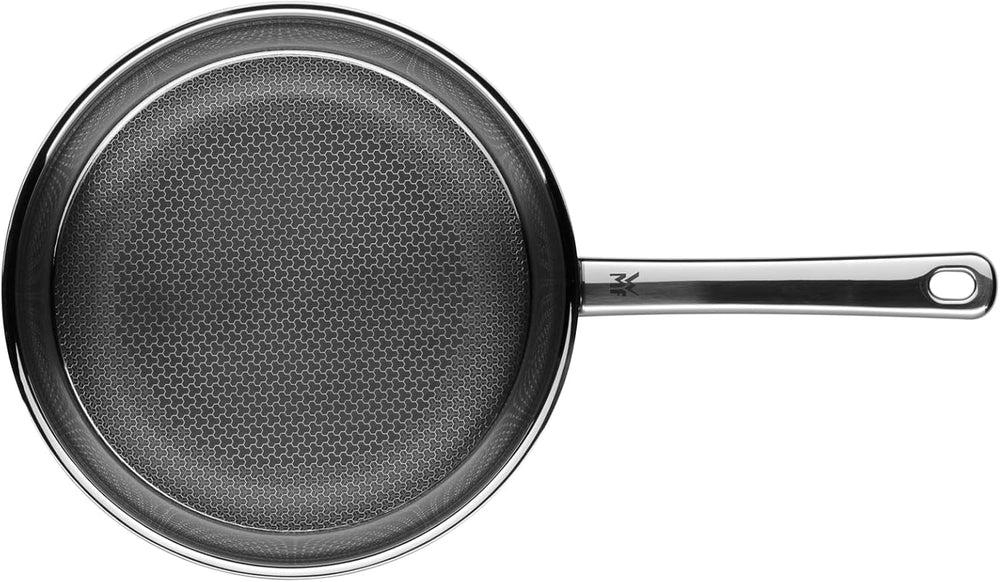 Poêle à induction WMF Profi Resist 24 cm, matériau avec revêtement multicouche, structure en nid d'abeille, poignée en acier inoxydable, casseroles et poêles allant au four Naty Shop
