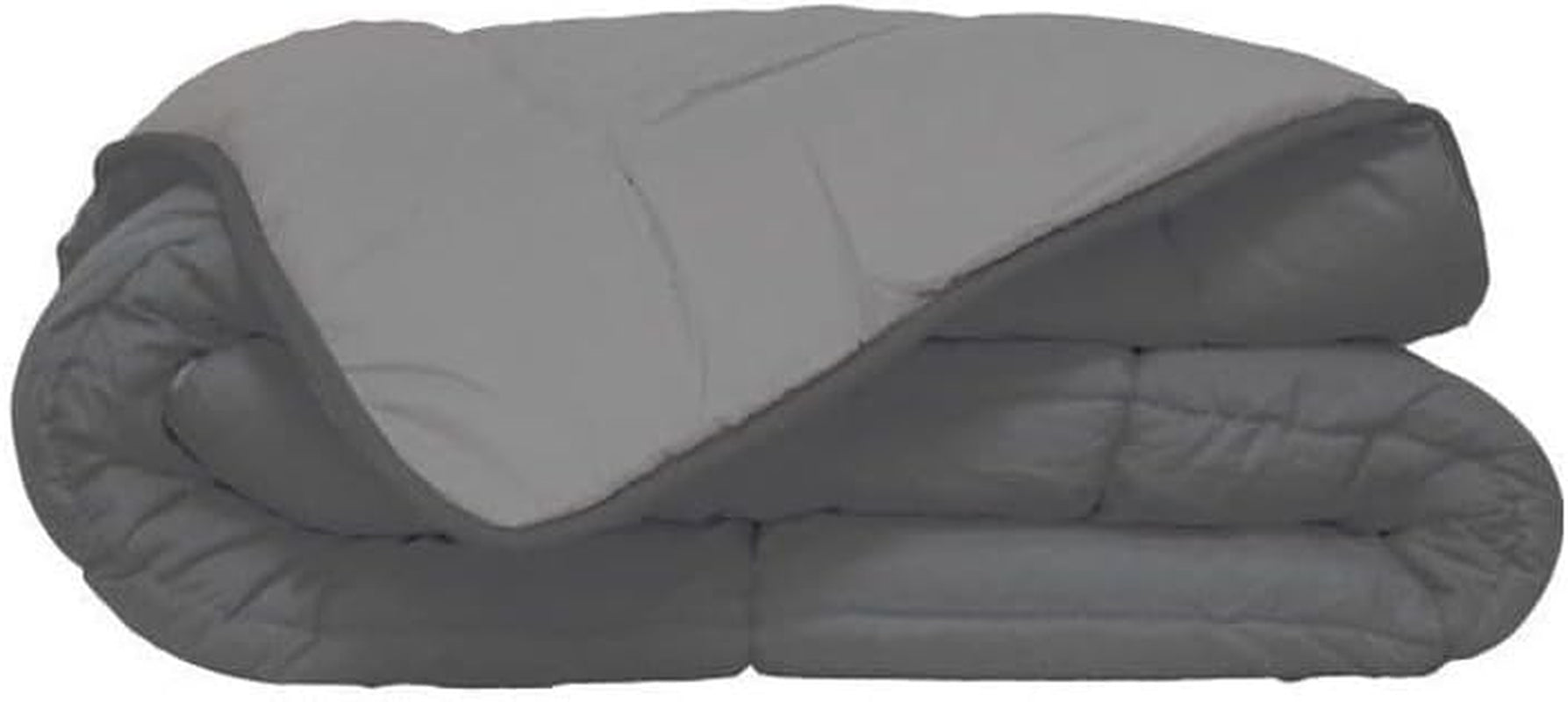 Poyet Motte Calgary Housse de Couette Polyester Acier/Argent, Polyester, Acier/Argent, 220X160X1 Cm Couettes et couettes Naty Shop 240X220X1 Cm