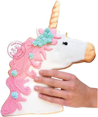 Scrapcooking 1982 - Moule à biscuits licorne XXL en acier inoxydable - 30 x 16,5 x 5 cm - Grand moule à biscuits - Gâteau d'anniversaire, Gâteaux, Moule à tarte