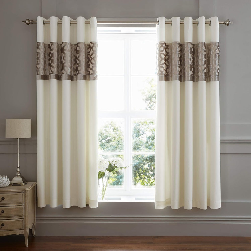 Catherine Lansfield Velours Coupé Treillis, Naturel, couvre-lit - 220X230Cm Catherine Lansfield Lits et Couvre-lits H183 X L168 Cm (pack de 2)