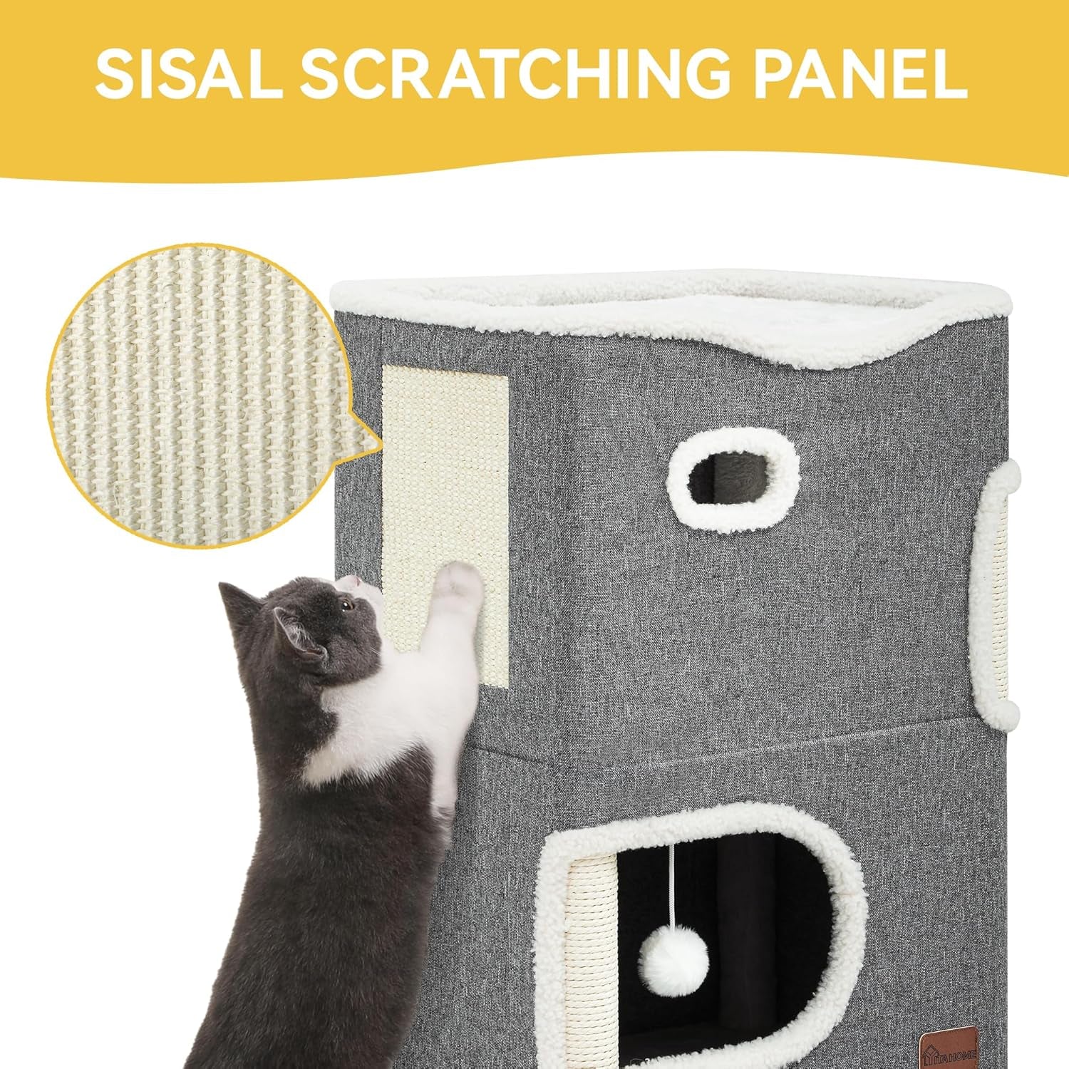 Katzenhaus Indoor Faltbare, Katzenhöhle Große Katzen, Katzenhöhle mit Kratzfläche für Regal, Katzen Haus,cat House cave, katzenbett höhle katzenverstec katzenhöle Katzentonne