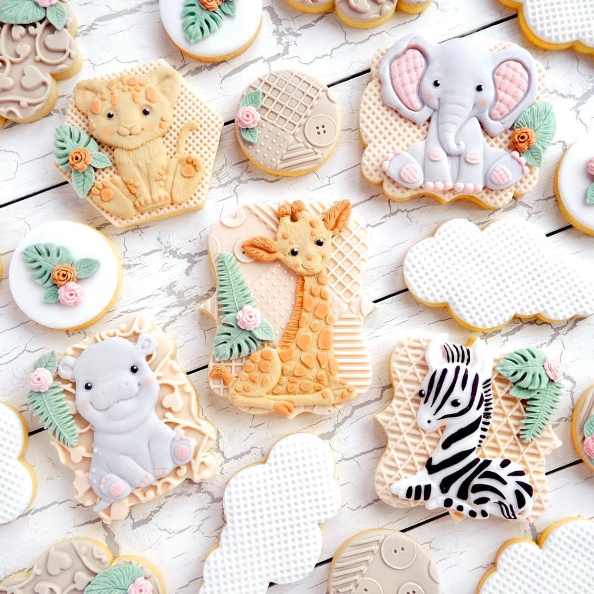 Katy Sue, moulage en silicone Sweet Safari, Naty Shop Kitchen Hipopotam