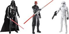 Star Wars Rencontre avec le côté obscur - Ensemble de 3 figurines d'action (échelle 30 cm) Naty Shop Titre par défaut