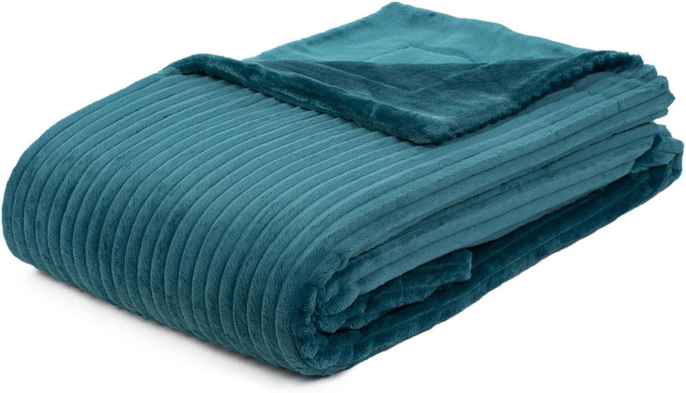 Gözze - Couverture confortable et douce aspect velours côtelé, 1620G/pièce, 150 X 200 Cm - cannelle Lits et Couvertures Besuche den Gözze-Store Gasoline