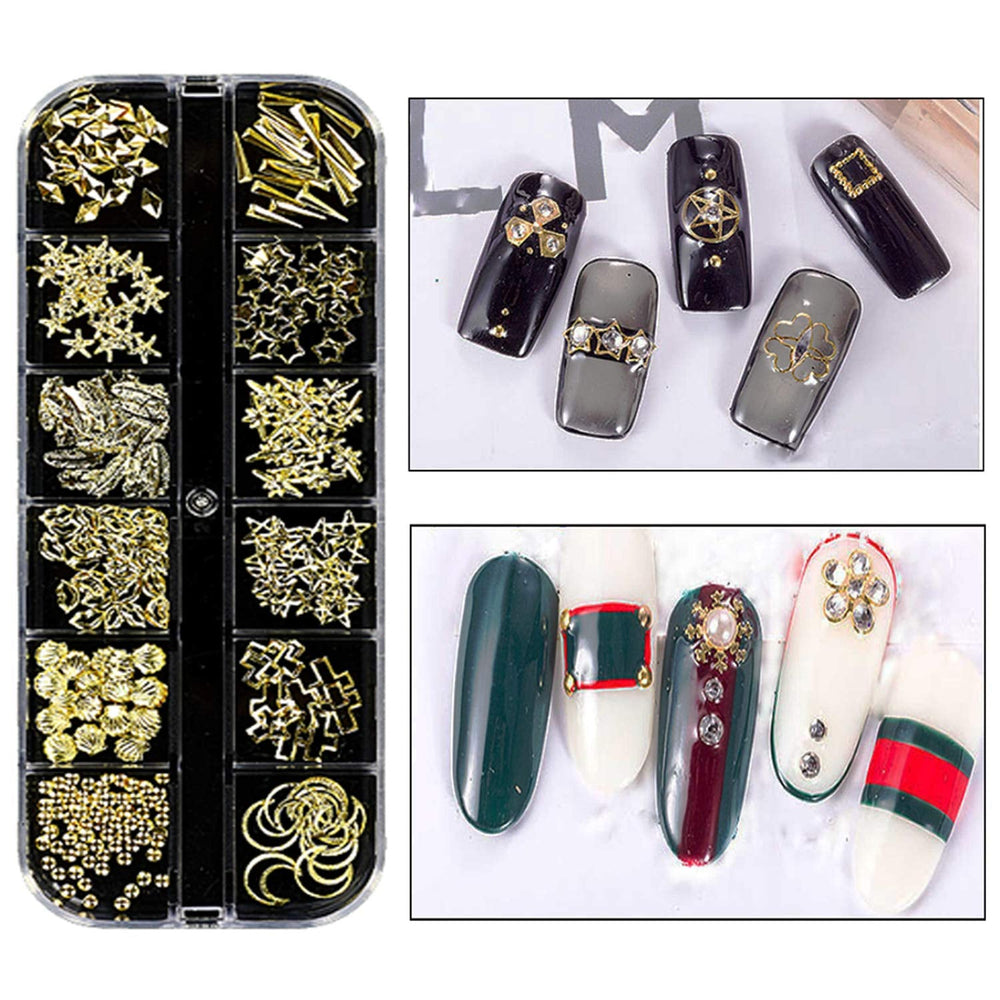 8 boîtes Nail Art Strass Kit - Nail Art Gemischt Strass Set, Nagel Kunst Strasssteine ​​​​Gems Perlen Edelsteine ​​​​Bunt Pferdeaugen Strass pour Nageldesign Zubehör Mit 1 Pinzetten et 1 Strass Picker pour DIY