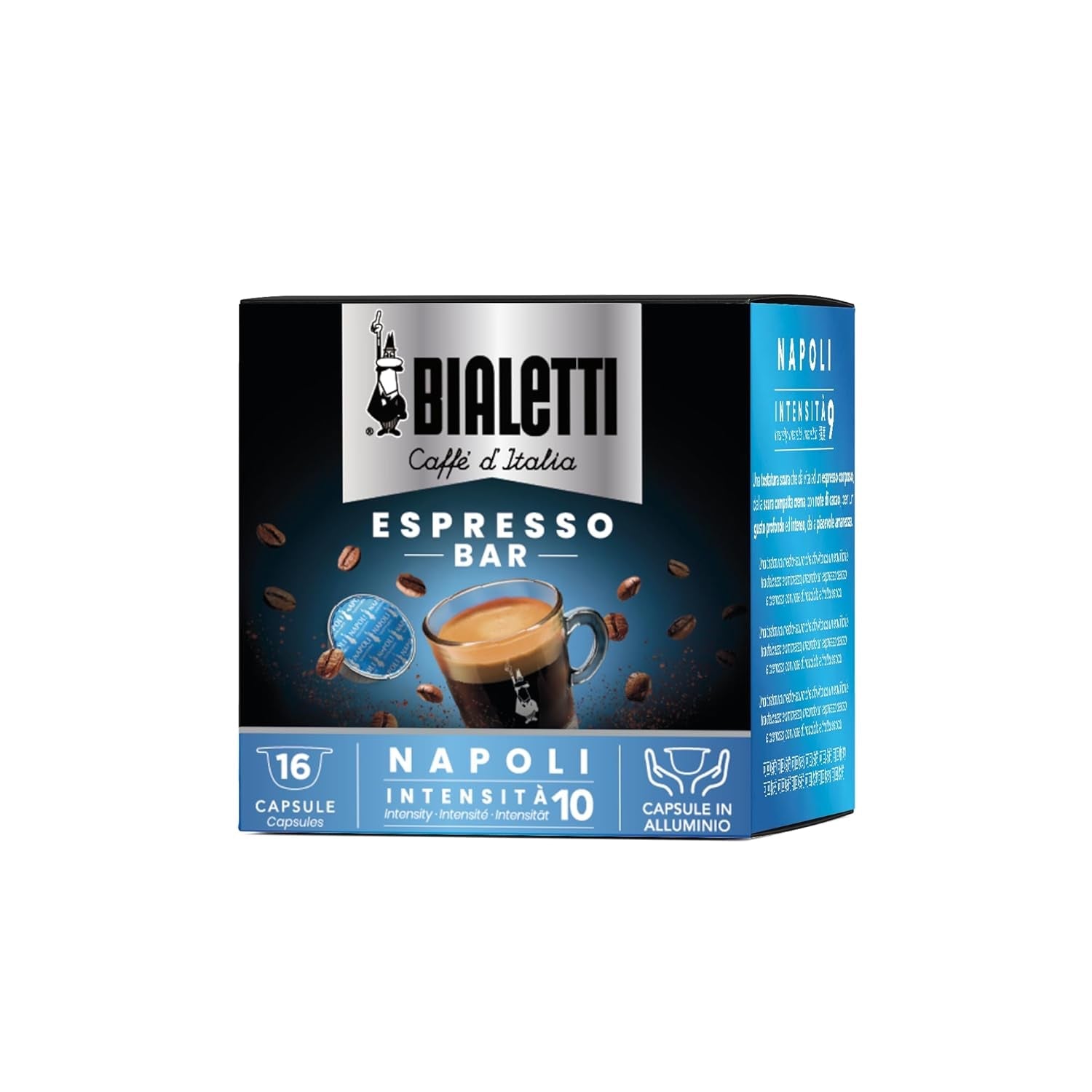 96080093/M Kaffee-Kapseln Napoli, Alu, 16 Stück