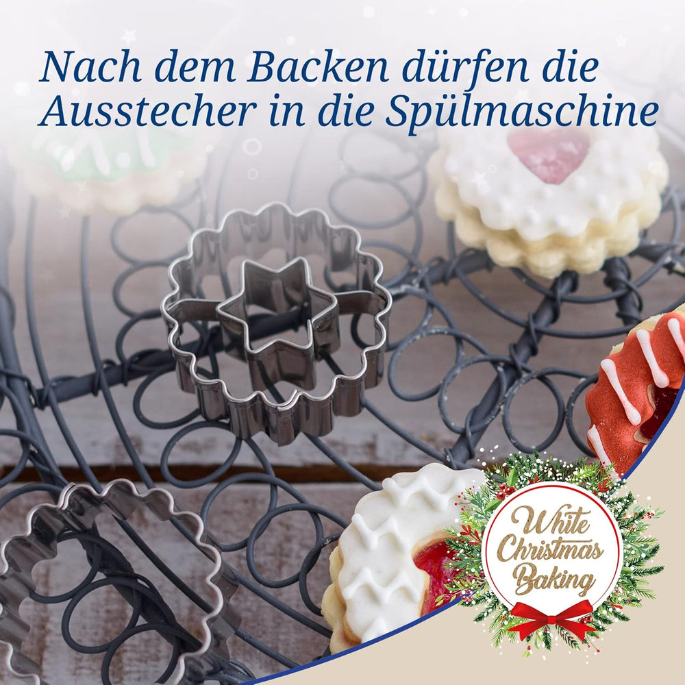 Dr. Oetker 1062 Linzer Lot de 5 emporte-pièces