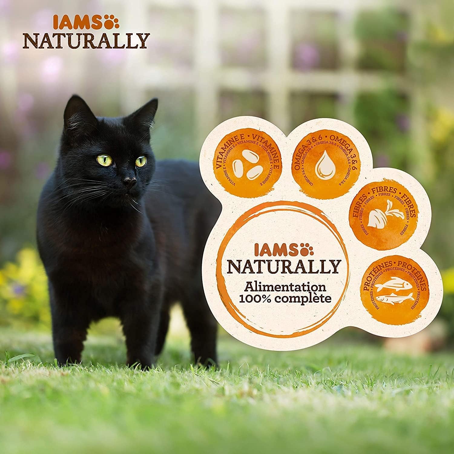 IAMS Nourriture humide naturelle pour chat en sauce – Nourriture humide de haute qualité au poisson pour chat adulte, Sea Collection, 12 x 85 g