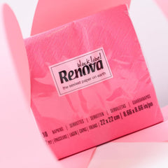 Serviettes à cocktail Renova, fuchsia, 30 serviettes