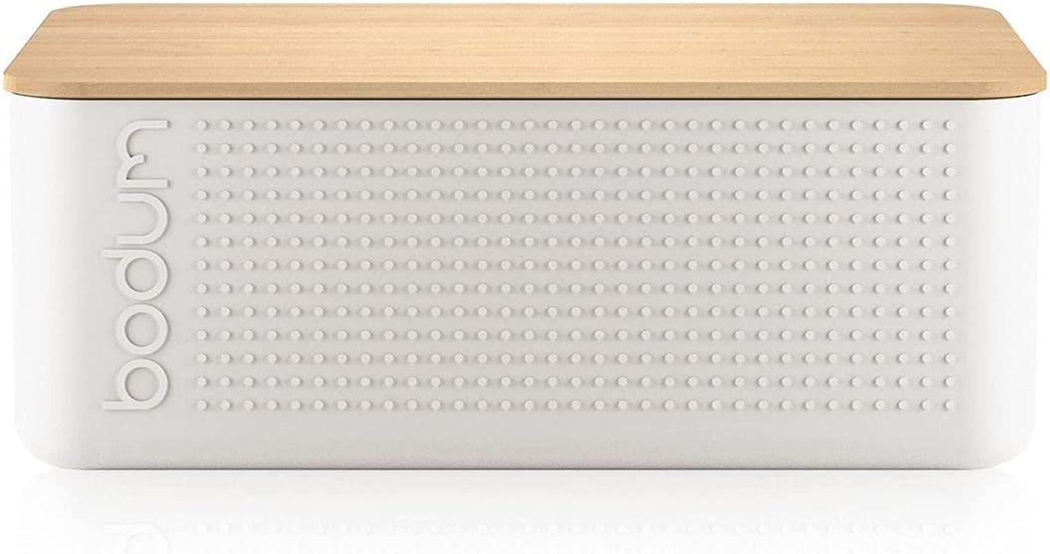 Coș pentru pâine Bodum Bistro, plastic, negru, L Cutii depozitare alimente Naty Shop Alb