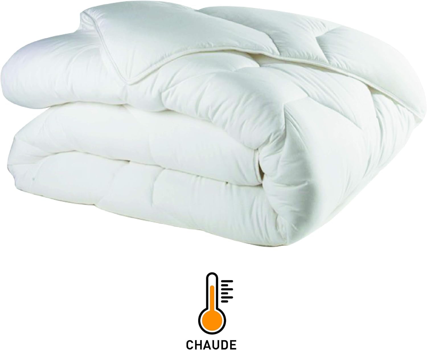 Blanrève Cthalvd011420 Housse de couette Hollofil Allerban coton chaud blanc 140 X 200 cm Couettes et couettes Naty Shop