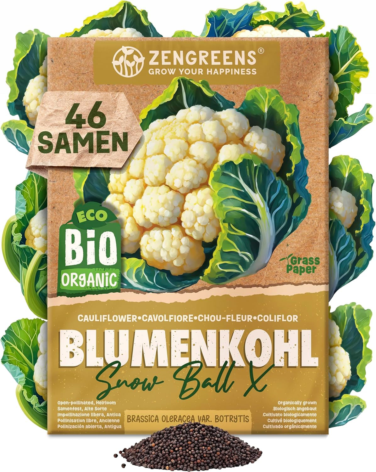 Bio Wintergemüsesamen Im 20Er Set - 20 Winter Gemüse Samen Für Den Einfachen Anbau Im Garten, Balkon Oder Hochbeet - Pflanzensamen - Saatgut