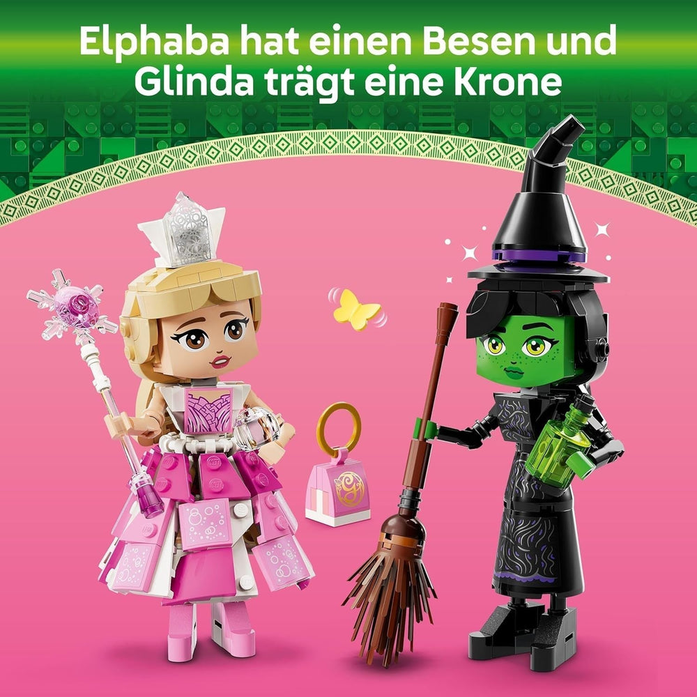 Poupées LEGO Wicked Elphaba et Glinda - figurine à collectionner des sorcières d'Oz - cadeau créatif pour les filles de plus de 10 ans et les fans du film - 75682 Jeux de construction Besuche den LEGO-Store