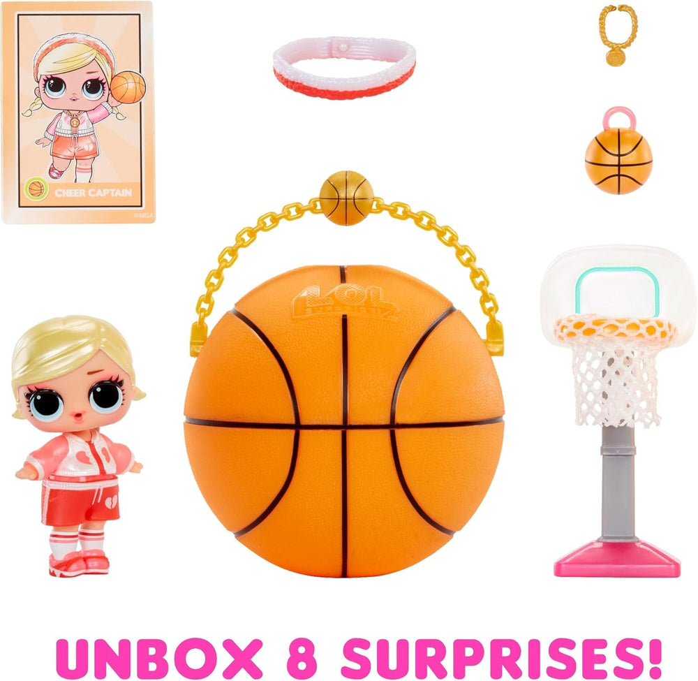 L.O.L. Surprise! All-Star Sports Vault Collection Tots - Inkl. 1 Puppe, Blindverpackung, 12 Puppen zum Sammeln, 8 Zubehörteile zum Auspacken, Ideal für Kinder ab 4 Jahren, Rosa