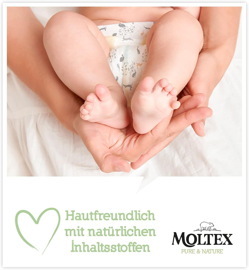 Couches Bio Pure & Nature Taille 6 XL (17-28kg) Boîte Mensuelle 84 Couches Bio