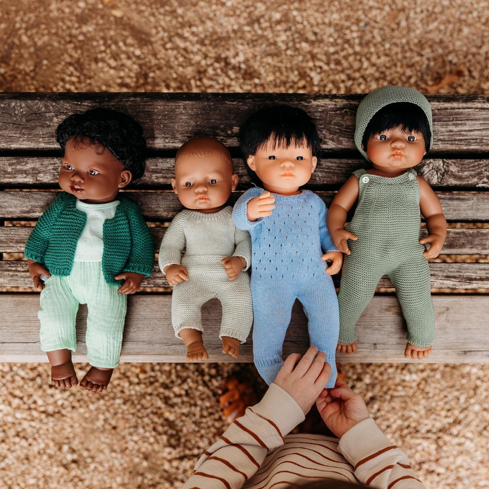 Miniland Babypuppe asiatischer Junge 38cm-31055