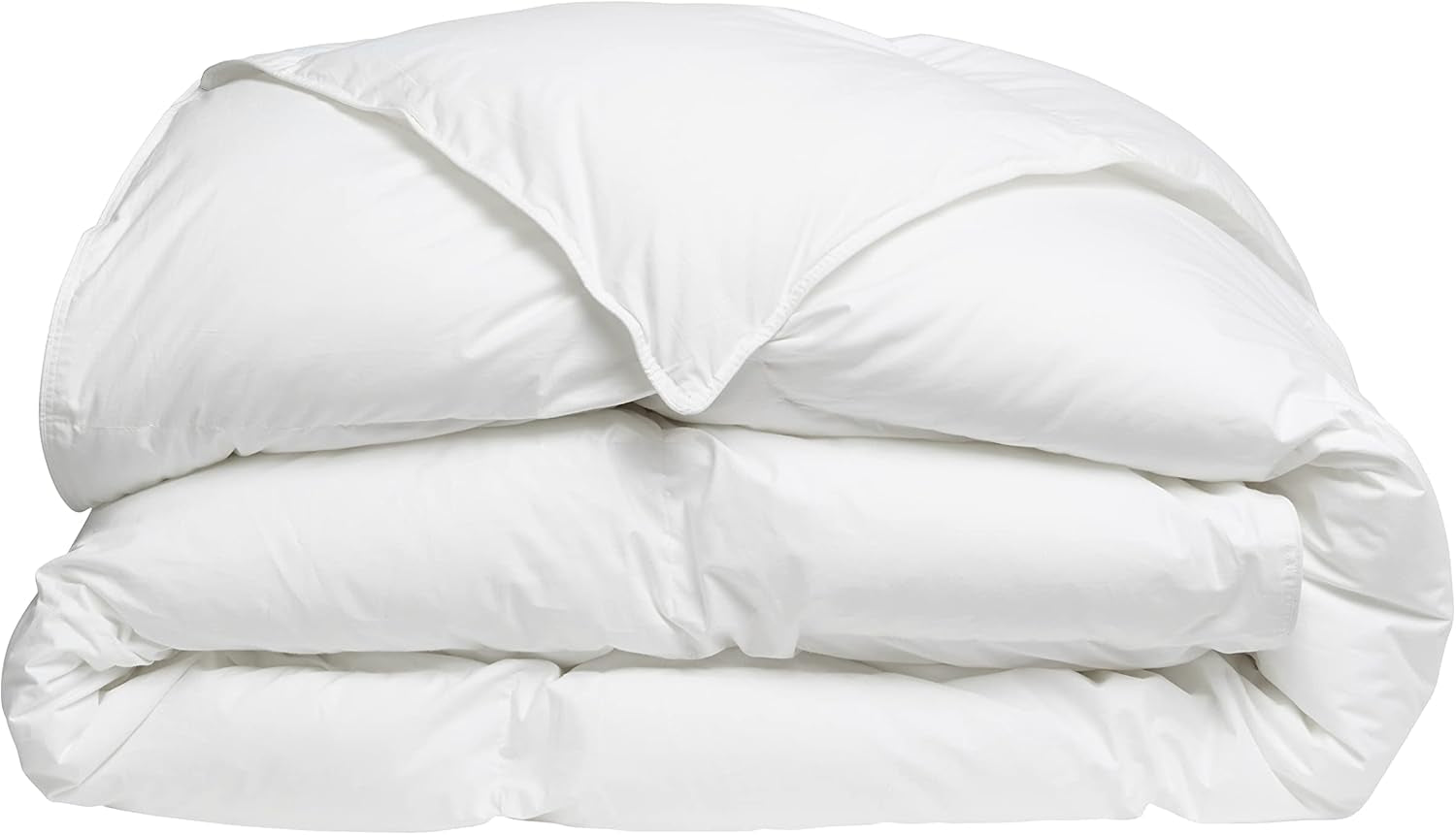 DODO 40381220 Couverture Helsinki, dessus en percale de coton, garnissage duvet de canard/cuir, 240 cm 220 cm, blanc Couettes et couettes Naty Shop