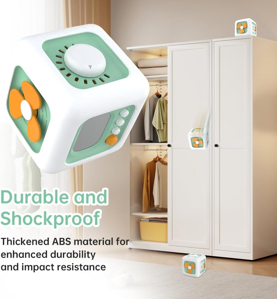 Jouet sensoriel pour les tout-petits de 1 à 3 ans | Jouet Montessori pour les enfants à partir de 1 an | Jouet de voyage pour bébés de 12 à 18 mois | Cube d'activités, cadeau anniversaire ou Noël pour les 1 an