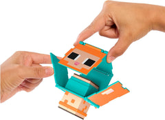 Mattel Minecraft Flippin' Figs - Pack de 2 moutons et poulets avec figurines de jeu 2 en 1, grosses têtes et design pixel HXK17 Figurines d'action Naty Shop