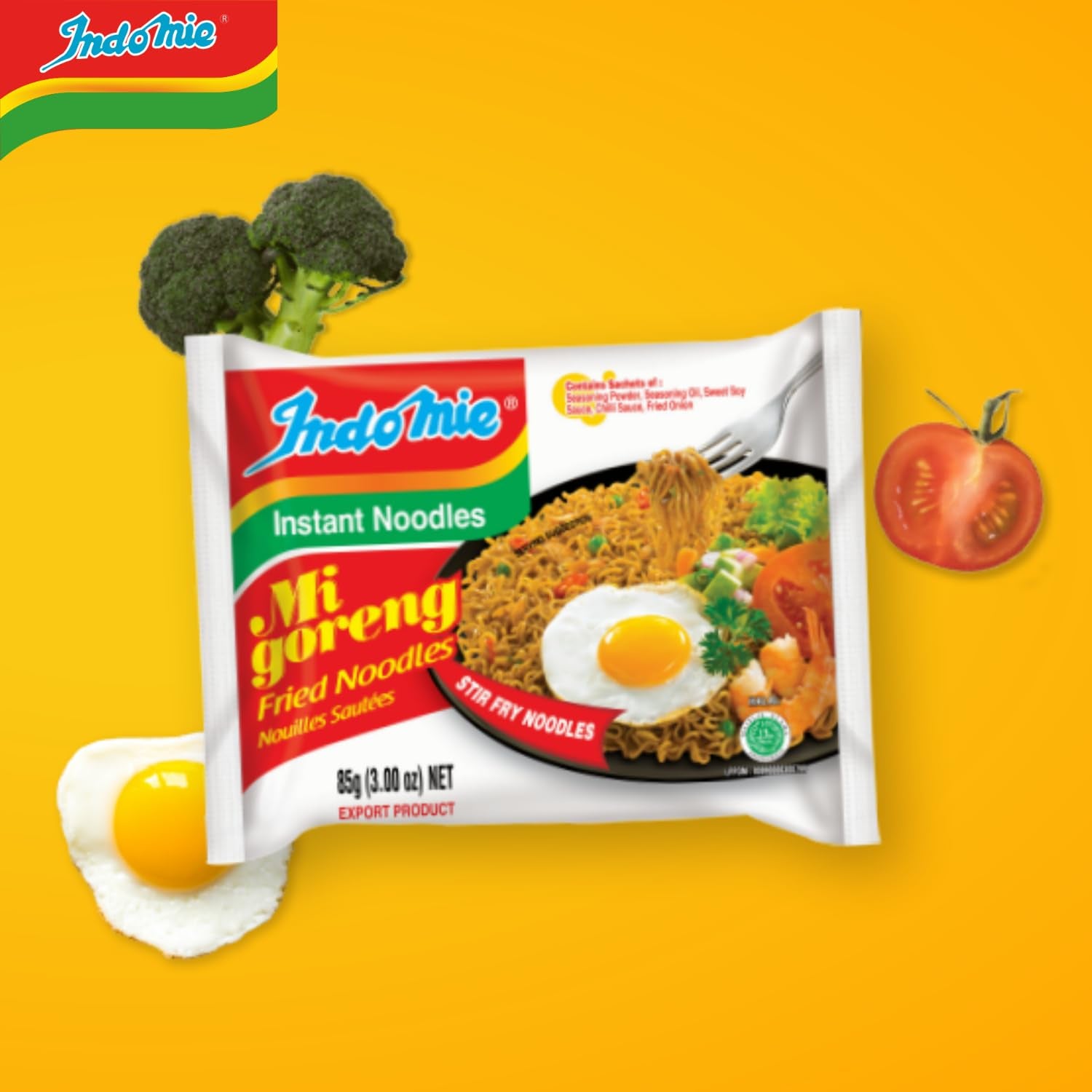 INDOMIE - Nouilles instantanées Mi Goreng - Multipack (40 x 80g)