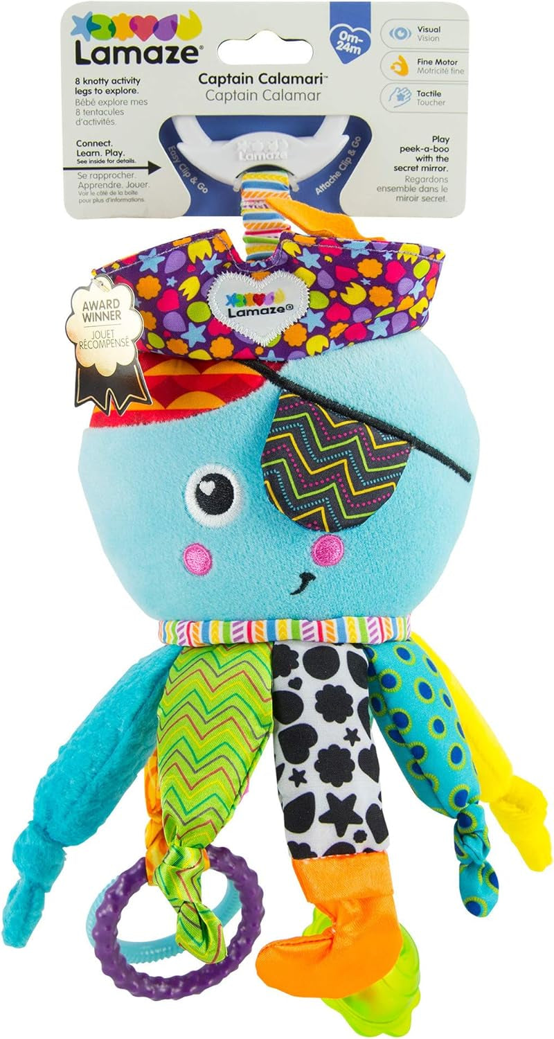 Lamaze Jouet pour enfants Captain Squid, Poulpe Pirate Clip & Go, Jouet de haute qualité pour les tout-petits et Diego Kids Toy, Flying Dragon Clip & Go, Jouet de haute qualité pour les tout-petits Bebe Naty Shop Toys