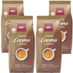 Käfer Caffè Crema, 1000g, grains entiers, paquet de 4