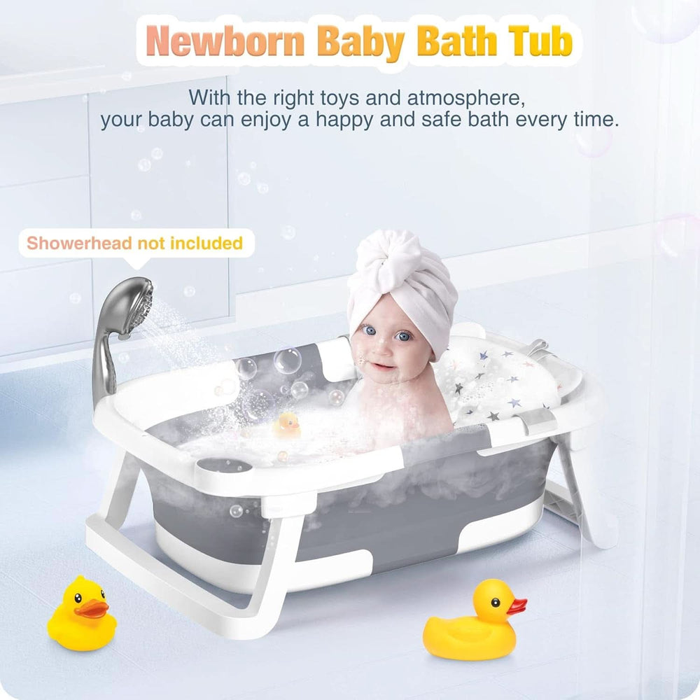 Rabb 1, baignoire portable pour nouveau-nés et petits enfants avec tapis antidérapant et trou de drainage. (Sans thermomètre) Mère et Enfant Naty Shop