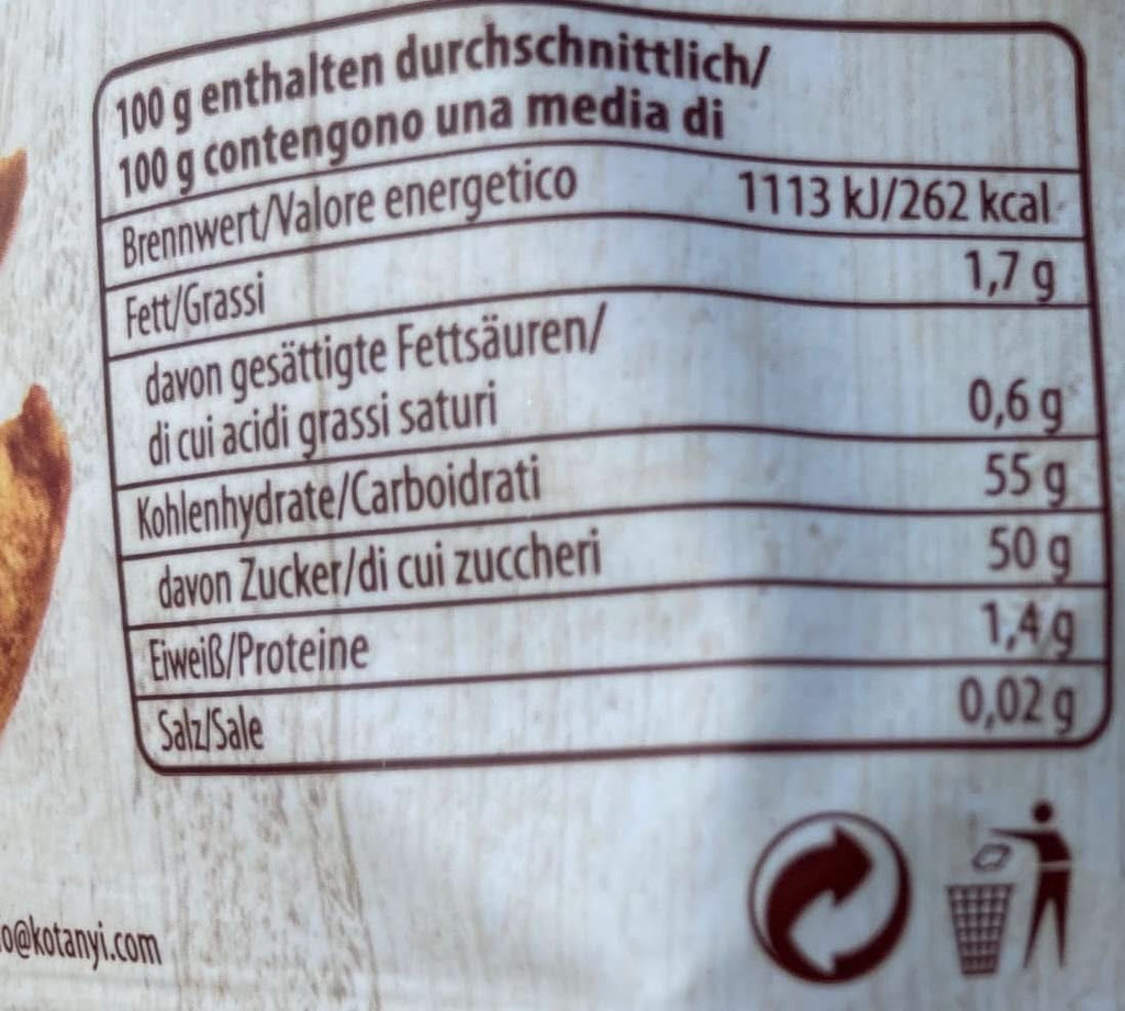 Kotanyi Bucăți de mere uscate cu scorțișoară, 100% naturale, 9 x 40 grame Produse deshidratate Naty Shop
