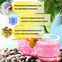 Kicofood, paillettes comestibles, 5 grammes, différentes couleurs Glitter Naty Shop