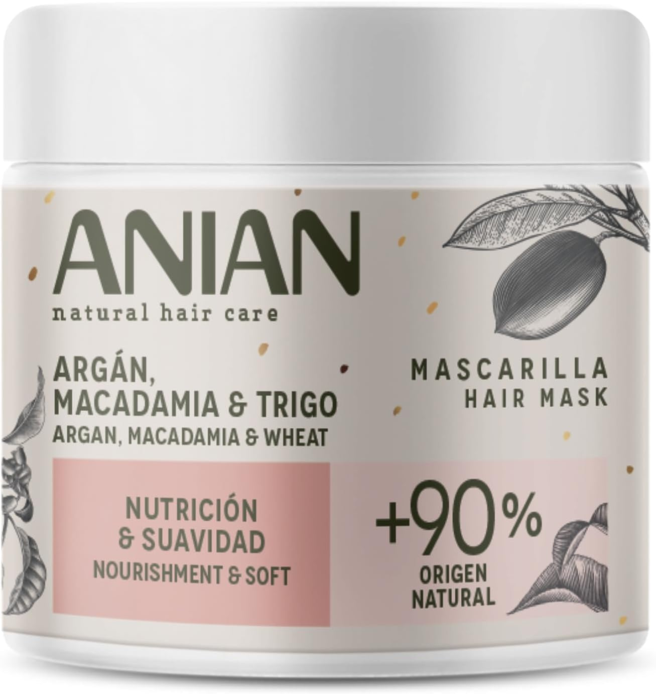 ARGÁN nutrition y suavidad mascarilla 350 ml Masque capillaire Naty Shop Titre par défaut