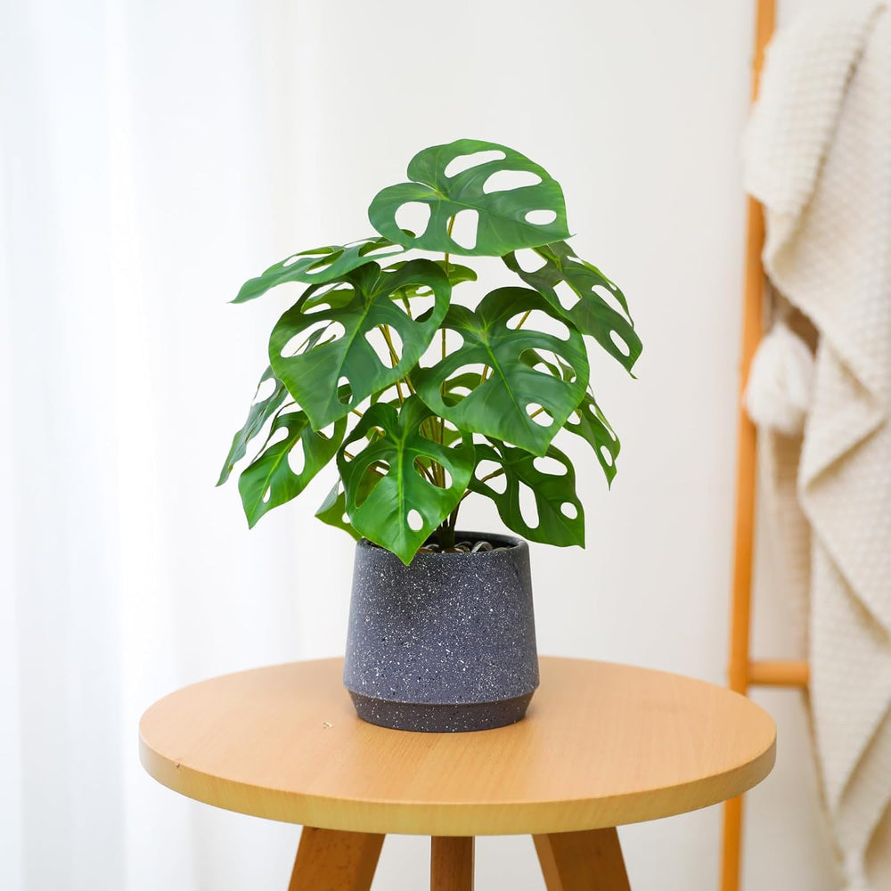 Künstliche Grünpflanze Im Topf, Künstliche Sukkulenten, Großes Grünes Blatt, Für Zuhause, Schreibtisch, Wohnzimmer, Dekoration