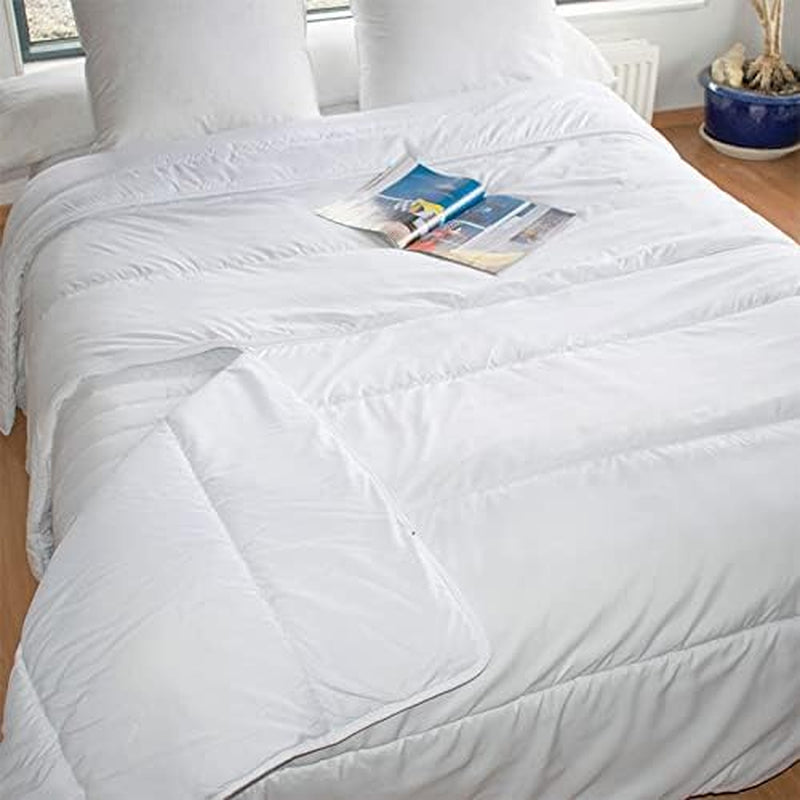KSGB402460 Lit matelassé pour 2 personnes, facilement lavable, blanc, 220X240 cm Couettes et couettes Naty Shop