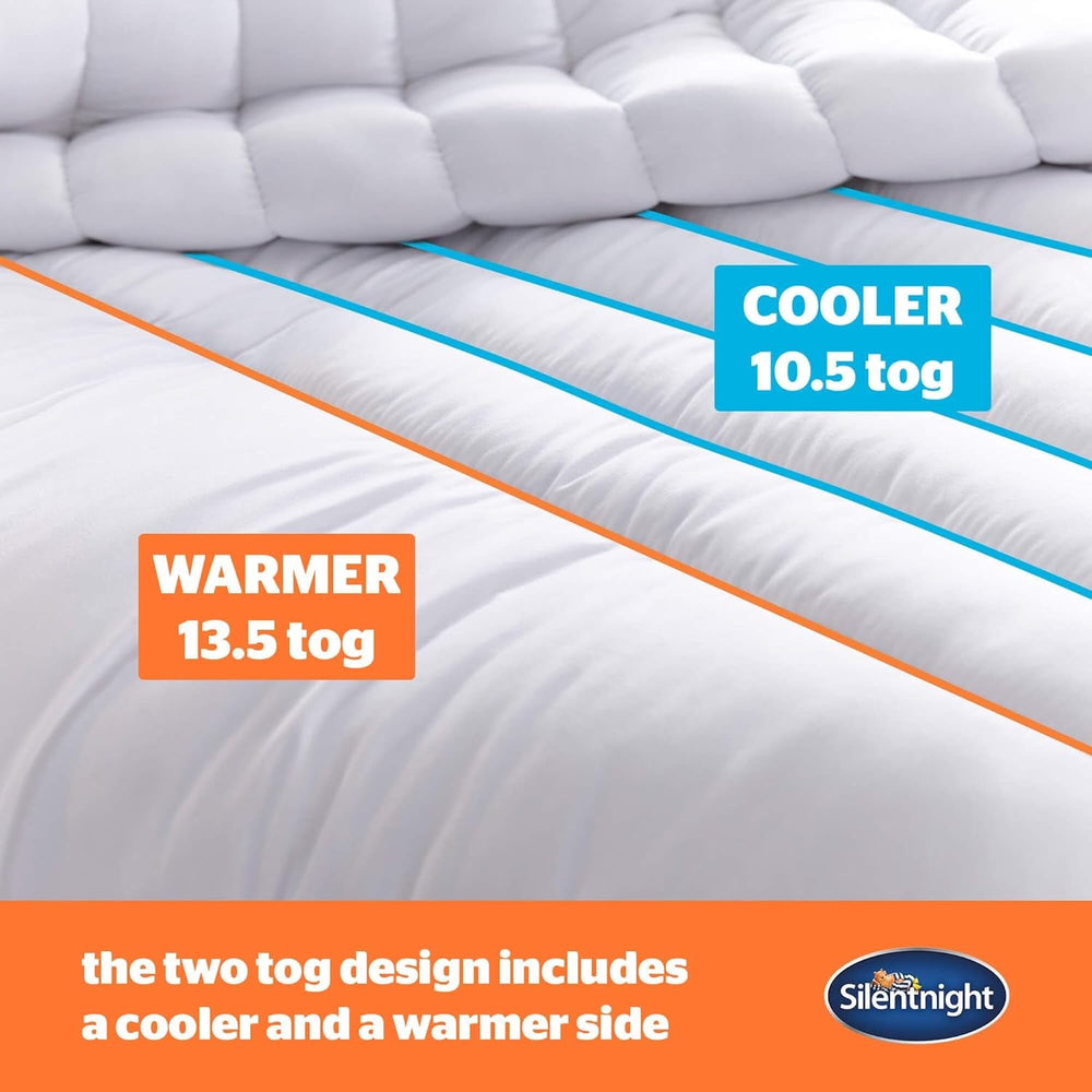 Silentnight Mine - Couette 13,5 Tog, pour lit king size, 200 X 200 Cm, coloris blanc Couettes et couettes Naty Shop