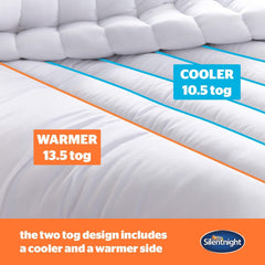 Silentnight Mine - Couette 13,5 Tog, pour lit king size, 200 X 200 Cm, coloris blanc Couettes et couettes Naty Shop