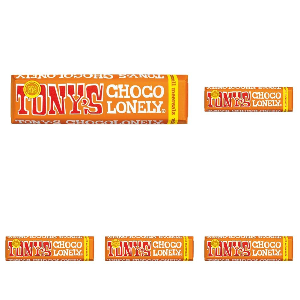 Tony's Chocolonely, chocolat au lait au caramel et sel marin 47g
