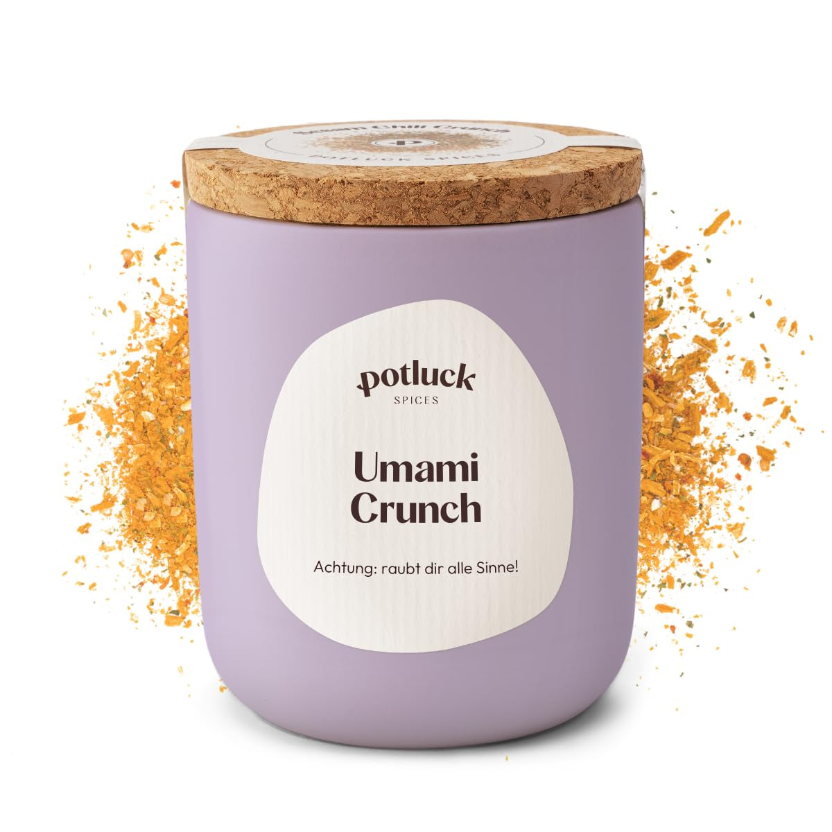 Repas-partage | Umami Crunch | Würzmischung im Keramiktopf | 75g | Végétalien, sans gluten et avec des ingrédients naturels