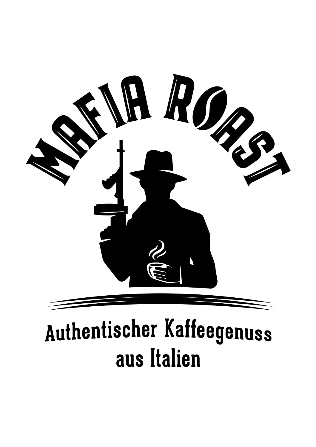 MAFIA ROAST® INTENSO - Espressobohnen typiquement italien - Mélange à 30% Arabica & 70% Robusta-Bohnen - schonend trommelgeröstet - besonders beliebt as intensivever Espresso - 1kg
