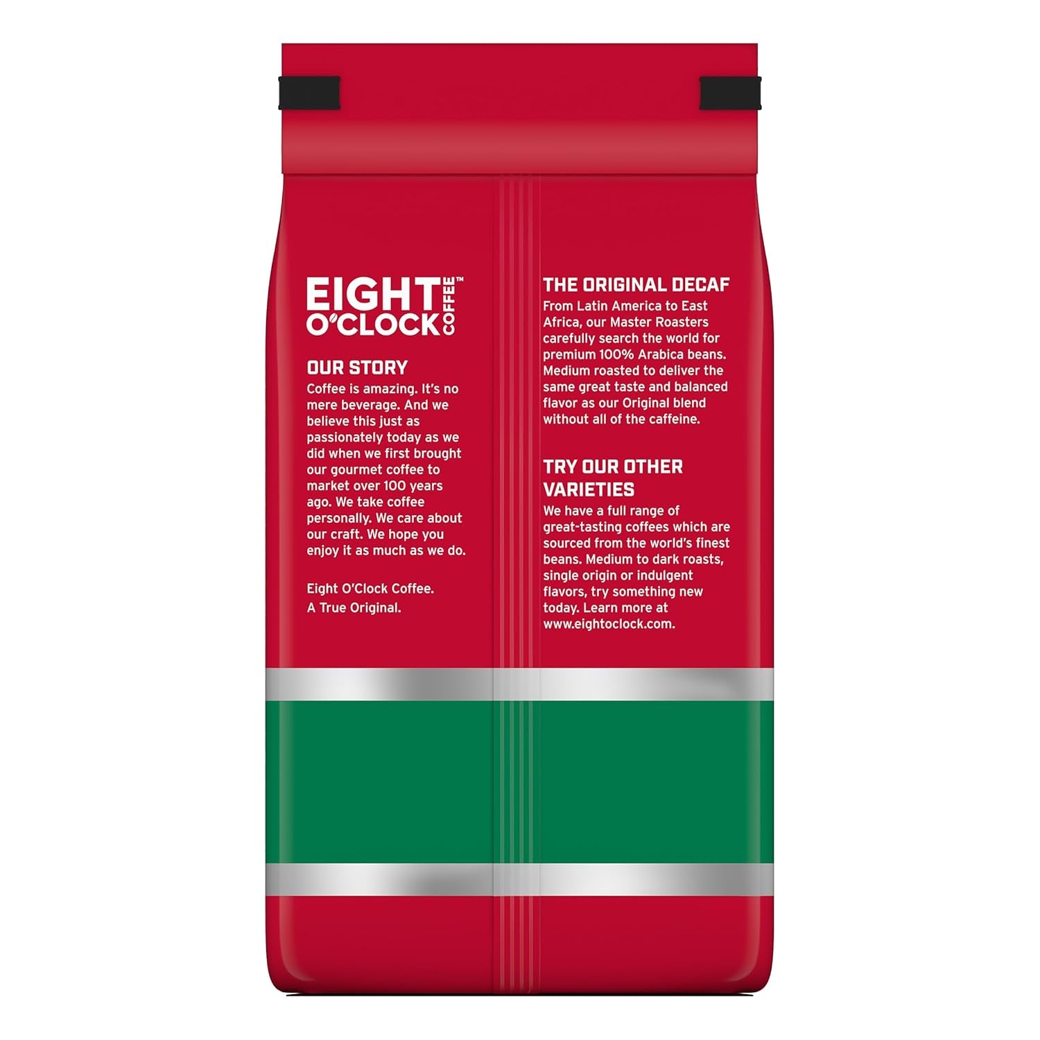 Coffee The Original Decaf, 600 ml (1 pièce) de café décaféiné en grains entiers à torréfaction moyenne, 100 % Arabica